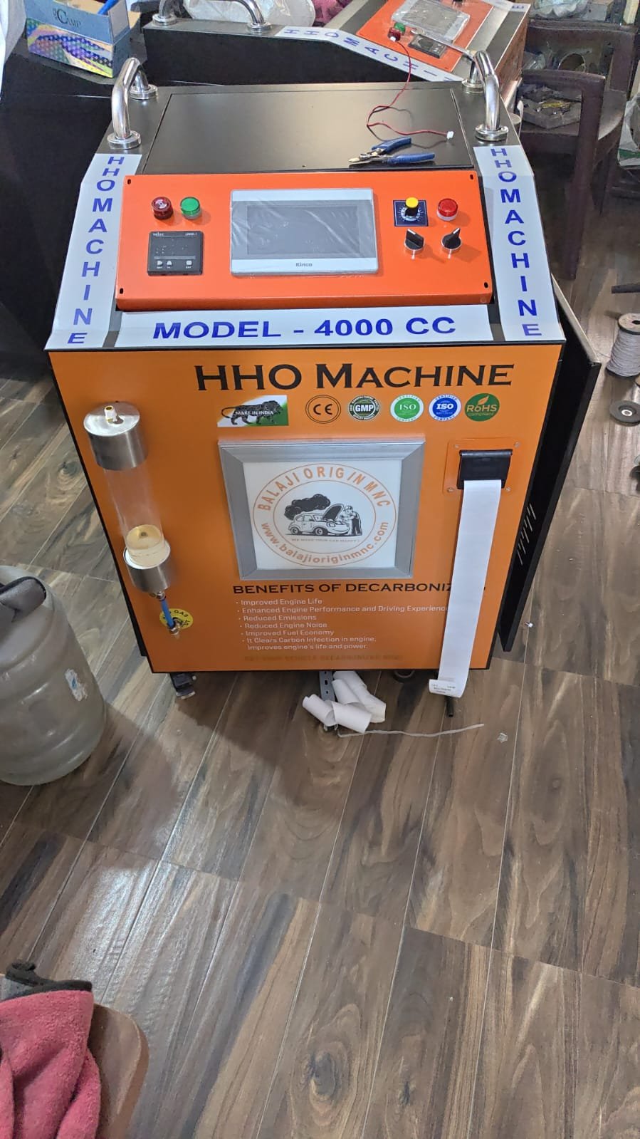 HHO Engine Decarbonizer Machine